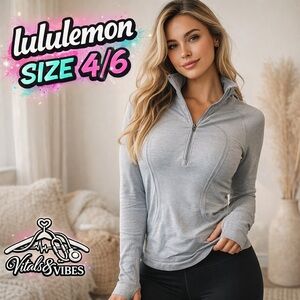 Lululemon Women’s Quarter Zip Pull Over Size Small